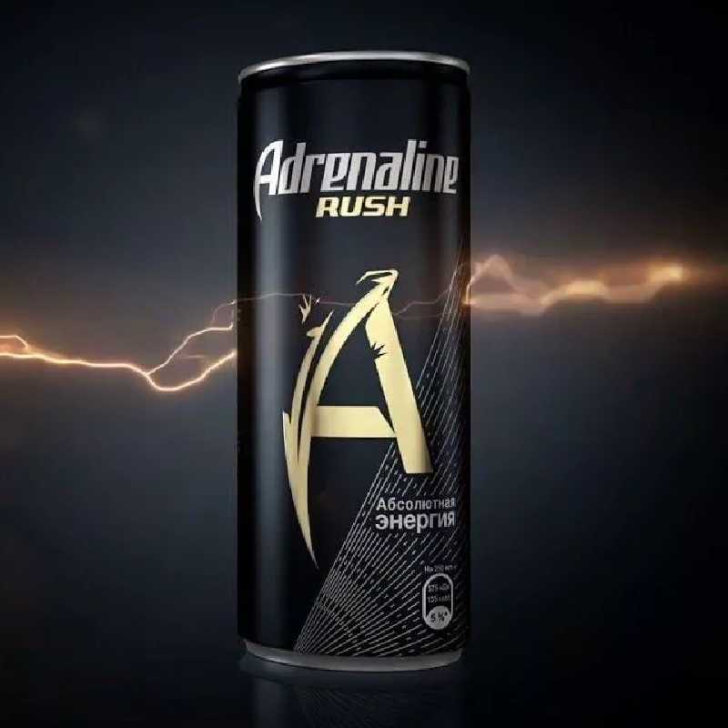 Картинка адреналин. Энергетический напиток Adrenaline Rush. Адреналин Раш 0 25 упаковка. Адреналин Энергетик реклама. Adrenalin Rush бутылка.